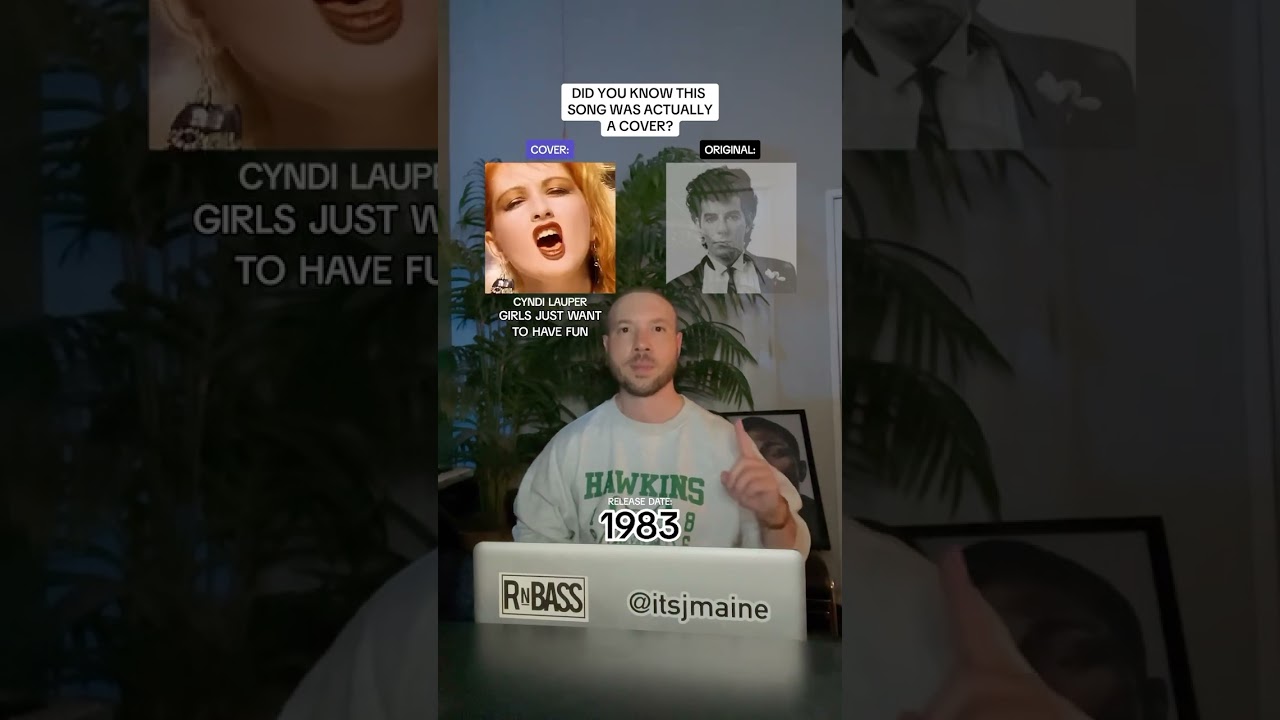 Did You Know Cyndi Lauper &ldquo;Girls Just Wanna Have Fun&rdquo; Was Actually A Cover? #shorts #cover