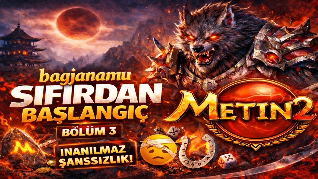 Metin2 TR : Sıfırdan Bagjanamu Serisi Bölüm 3 - Şanssızlık Peşimde #metin2 #metin2bagjanamu