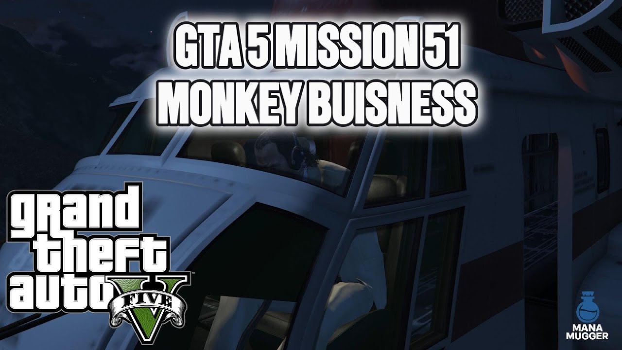 GTA 5 – Mission 51: Monkey Business | Underwater Break-In & Secret Lab Raid 🐒💦