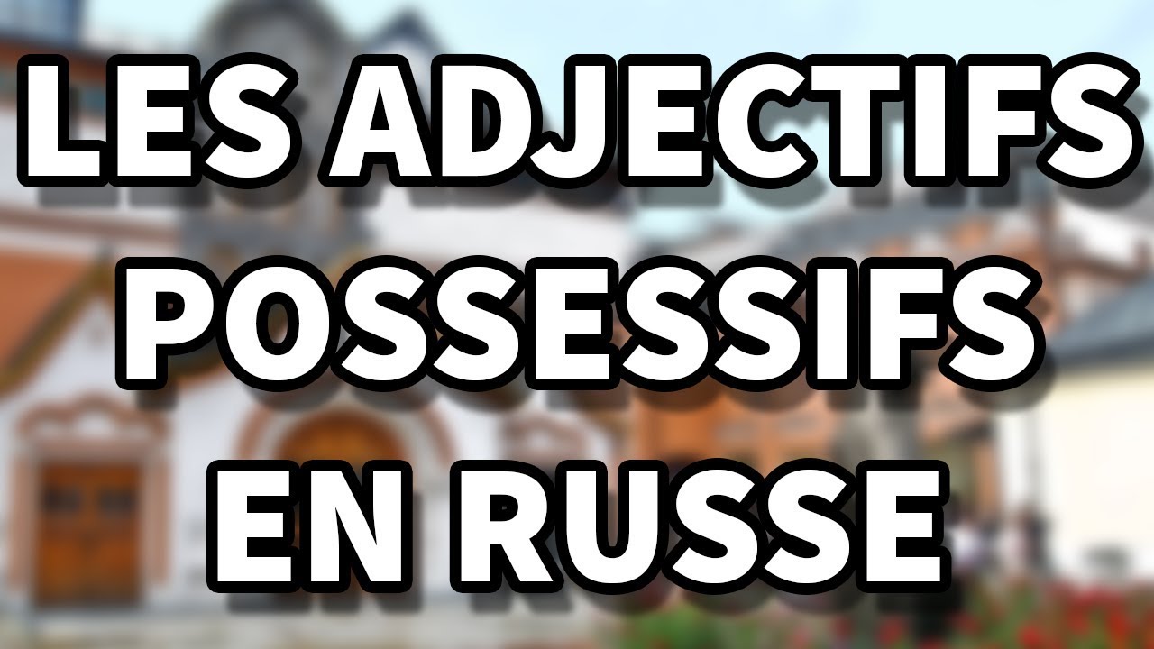 Les pronoms possessifs en russe (mon, ton, son...)