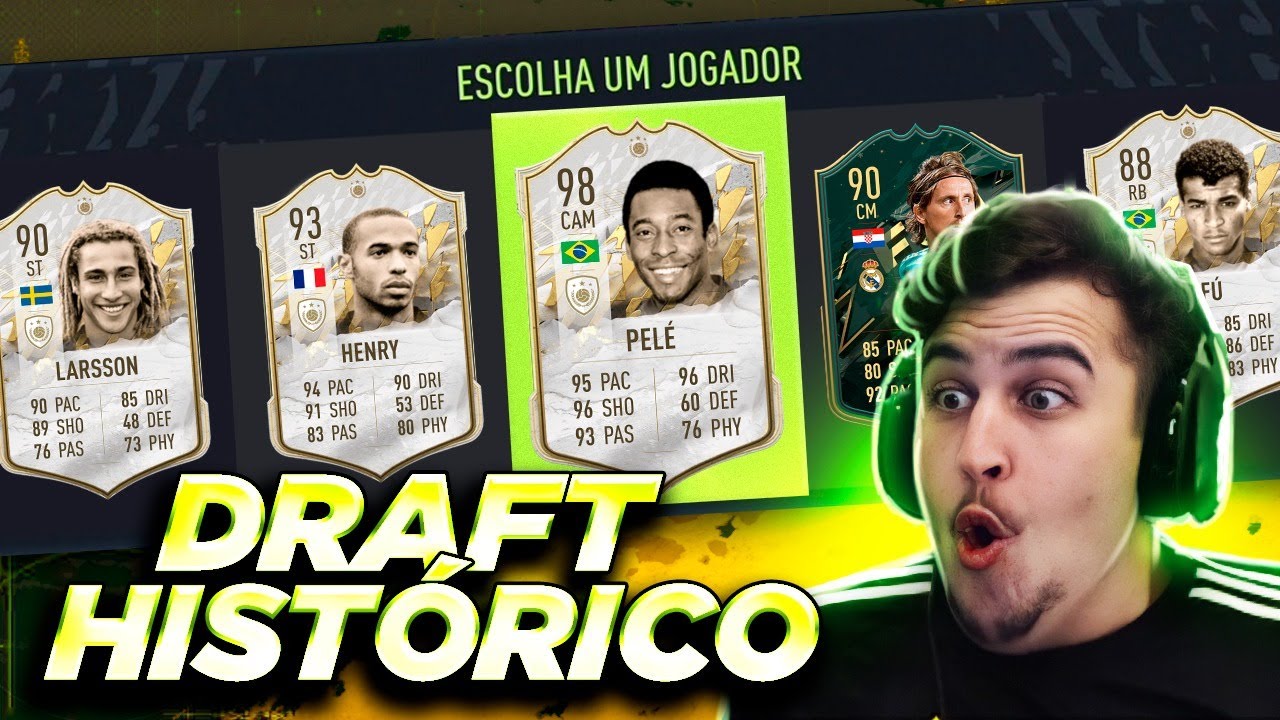 PELÉ 98 PRIME NO DRAFT QUE ENTROU PARA A HISTÓRIA DO BANQUETA!!