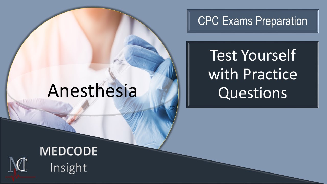 Anesthesia CPT Top Frequently repeated Questions
