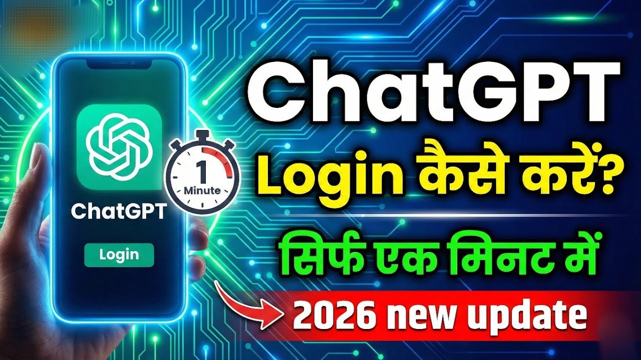 ChatGPT Login Kaise Kare? | ChatGPT Account Login Step by Step Guide