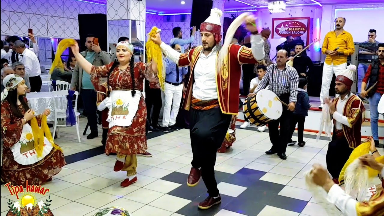 رقصة جيفتاتيلي تيبا هاوار  فلكلور عفرين معزوفة الفنان  حسين حج ناصر  عرس ابن قرية كوردان  اسطنبول ❤