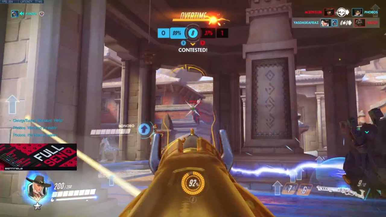 Overwatch Surefour Playing Ashe Like F.cking Human Aimbot -Still Lost-