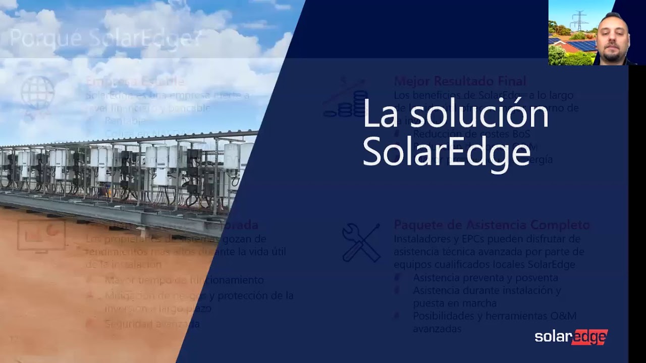 Webinar con SolarEdge, Dimensionado de Instalaciones Industriales