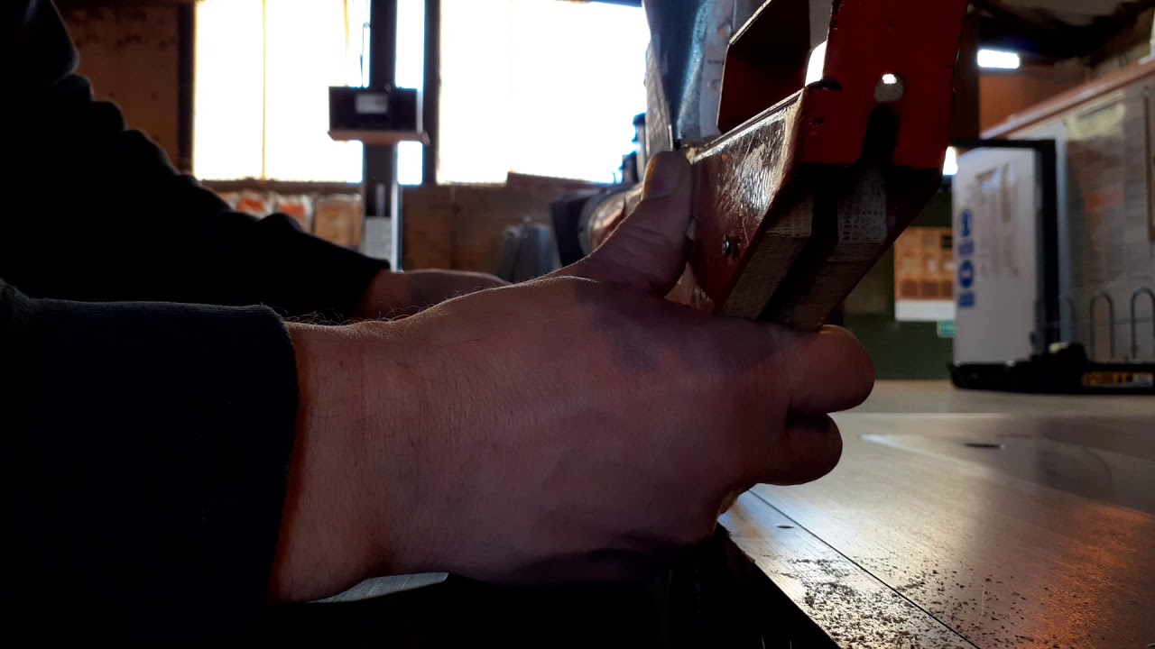 Guilliet dimension saw blade change