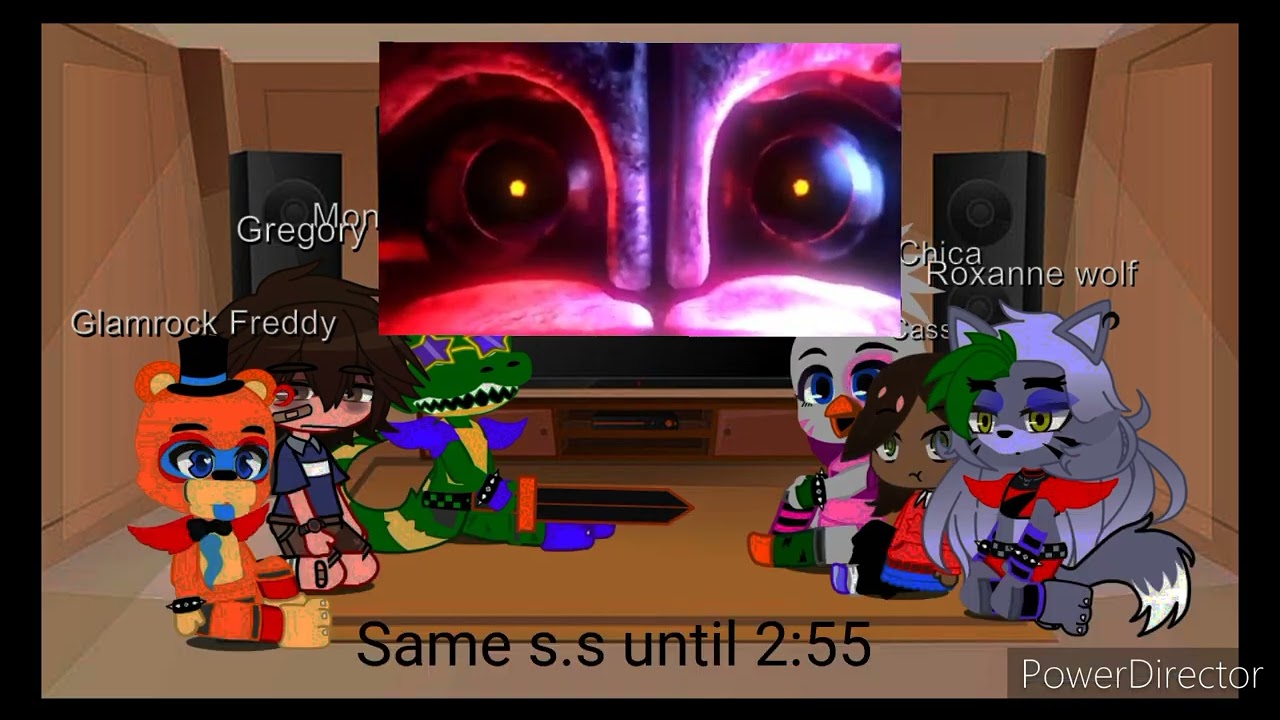 Fnaf security breach reacts to this comes from inside (remix)