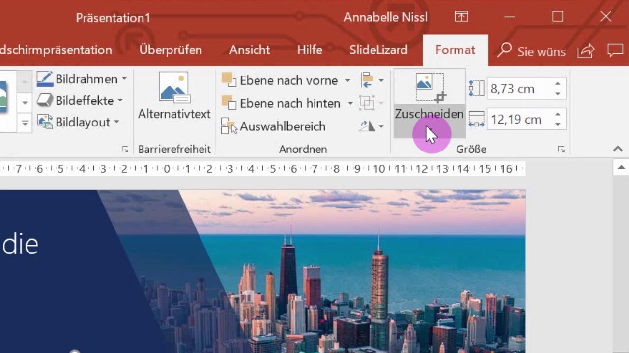 PowerPoint - Bild schr&auml;g oder als Kreis zuschneiden (2025)