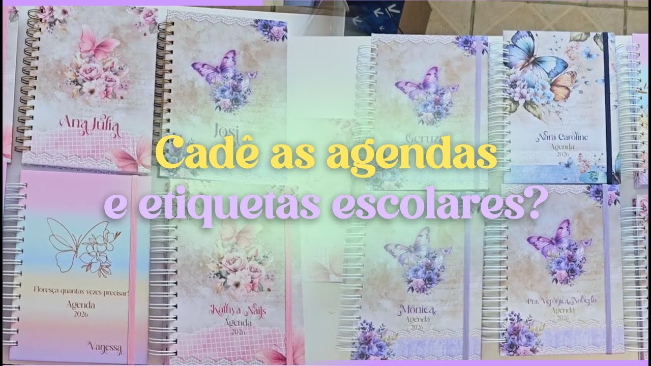 NÃO VOU INVESTIR EM ETIQUETAS ESCOLARES / SALVANDO CAPA DE ERRO / AINDA PRODUZINDO AGENDAS 2026