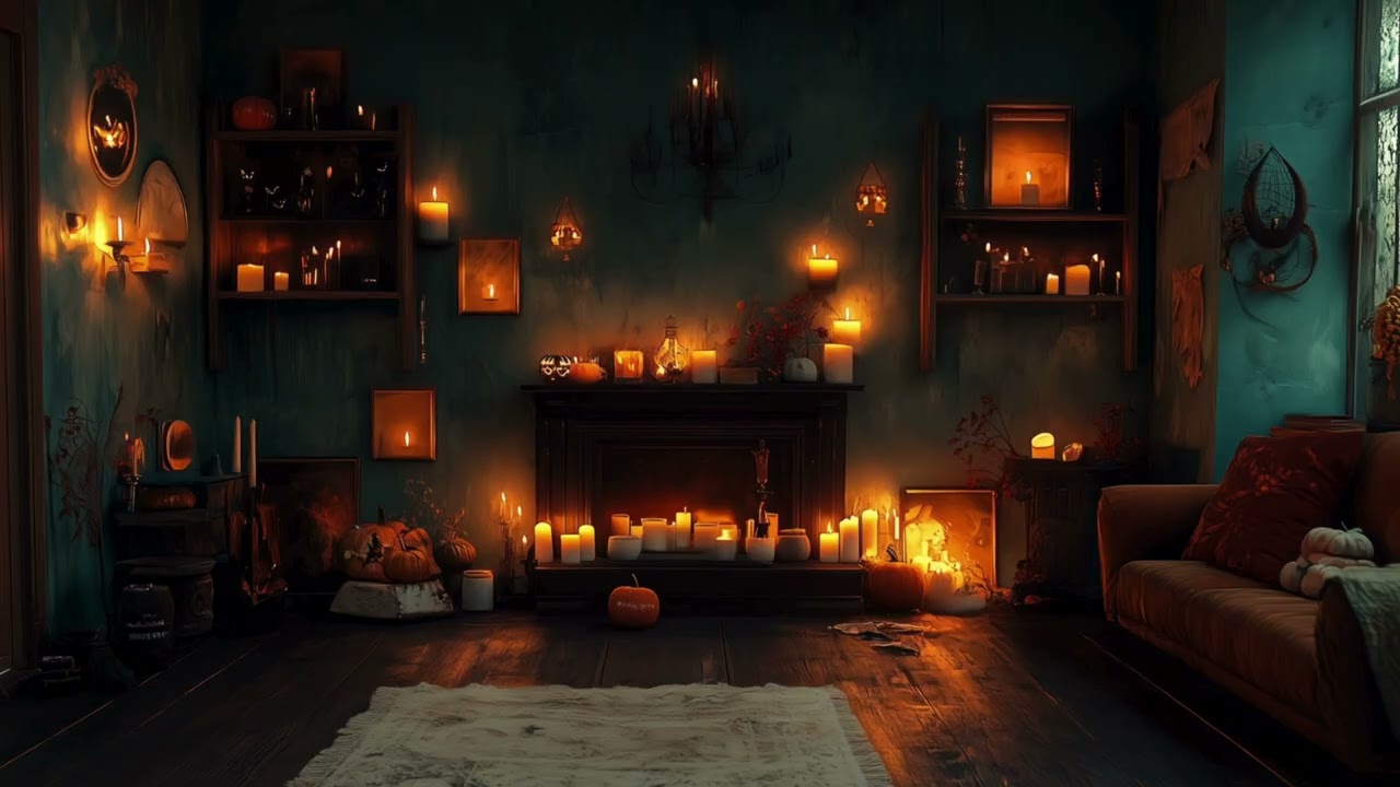 Candlelit Study Room &ndash; Dark Academia Ambiance + Calm Music for Focus & Relaxation
