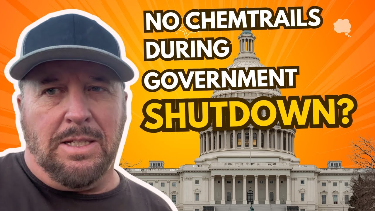 No chemtrails because government shutdown?