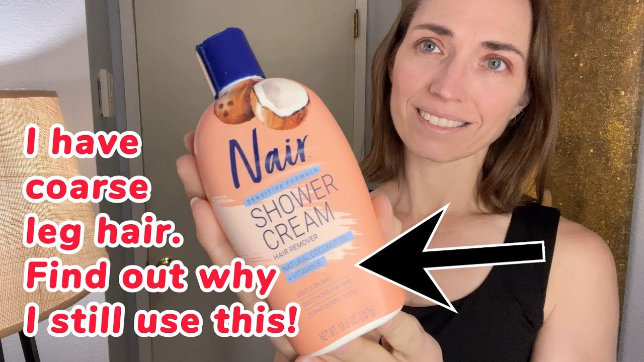 Do you have coarse leg hair? So do I! Here's why I still use this shower cream.