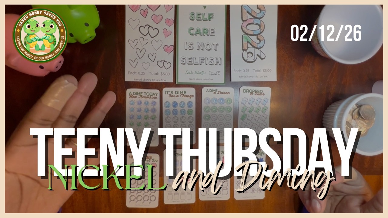 LATE TEENY THURSDAY | SAVING MY NICKELS, DIMES AND QUARTERS ‼️