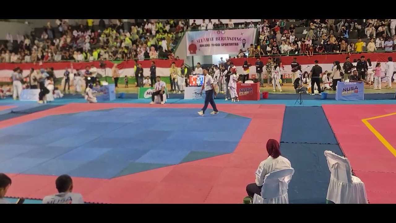 Taekwondo_ KEJUARAAN NUSA CUP 4 KONI SUMSEL_NILU PUTU_ Q_BEE_MERAH_BRAVOOOOO