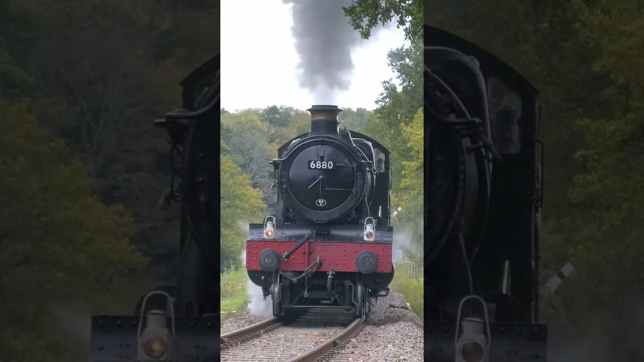 6880 Betton Grange thunders out of Horsted Keynes - 18.10.25