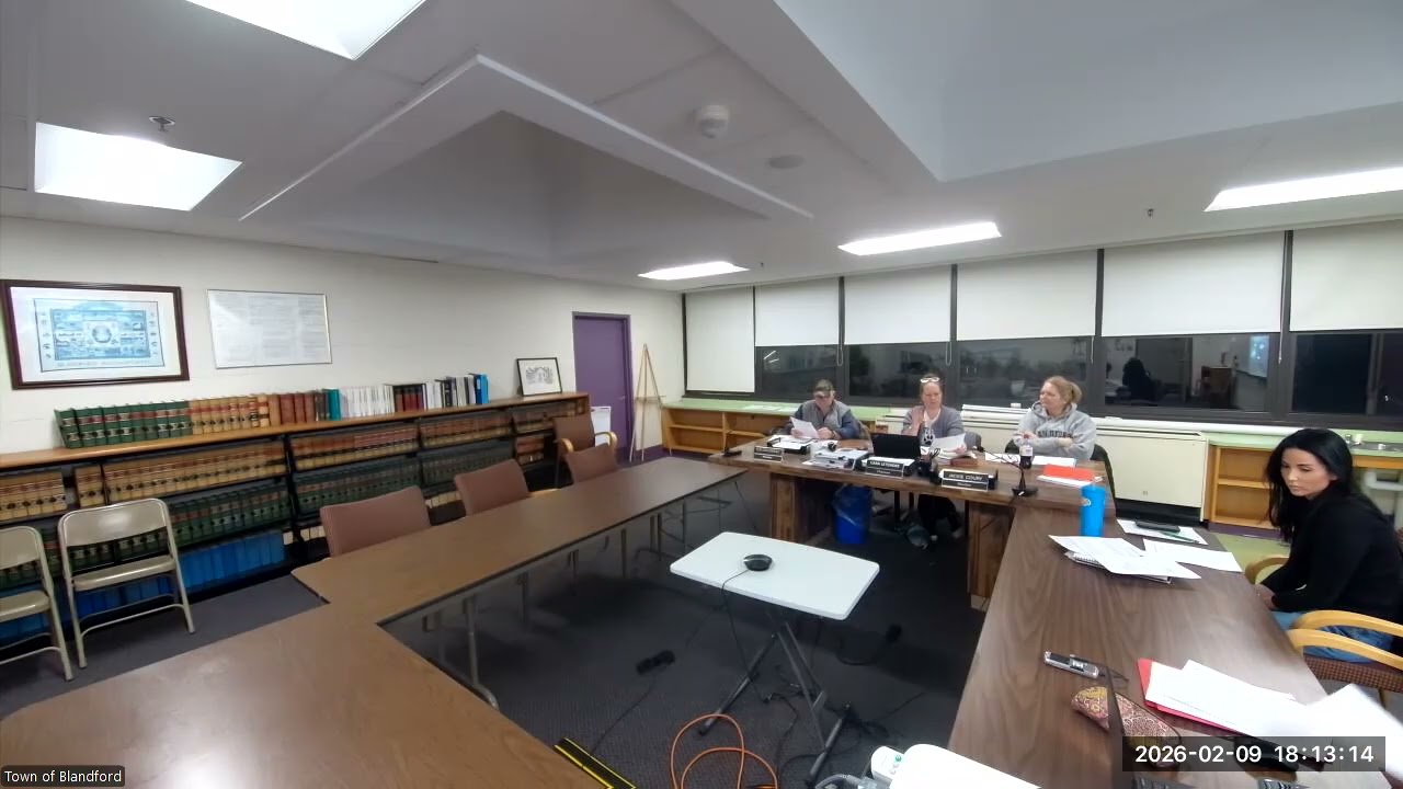 Select Board Meeting February 09, 2026