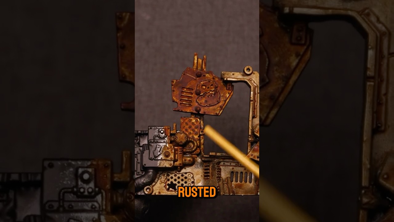 Как получить эффект ржавчины для миниатюр и ландшафта Warhammer? Учебное пособие по Dirty Down Rust