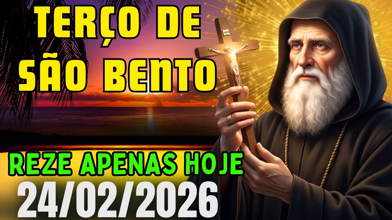 TERÇO MILAGROSO DE SÃO BENTO reze agora mesmo