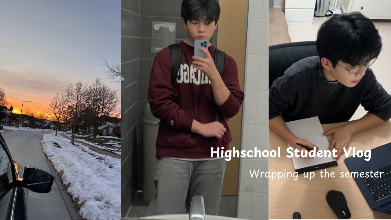highschool student life ✏️ all-nighters, cooking 👨‍🍳