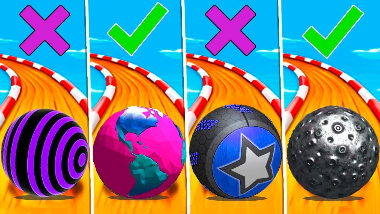 Going Balls and Other Ball Games - Mirror, Color, Reverse, Black & White Balls Levels! Race-703