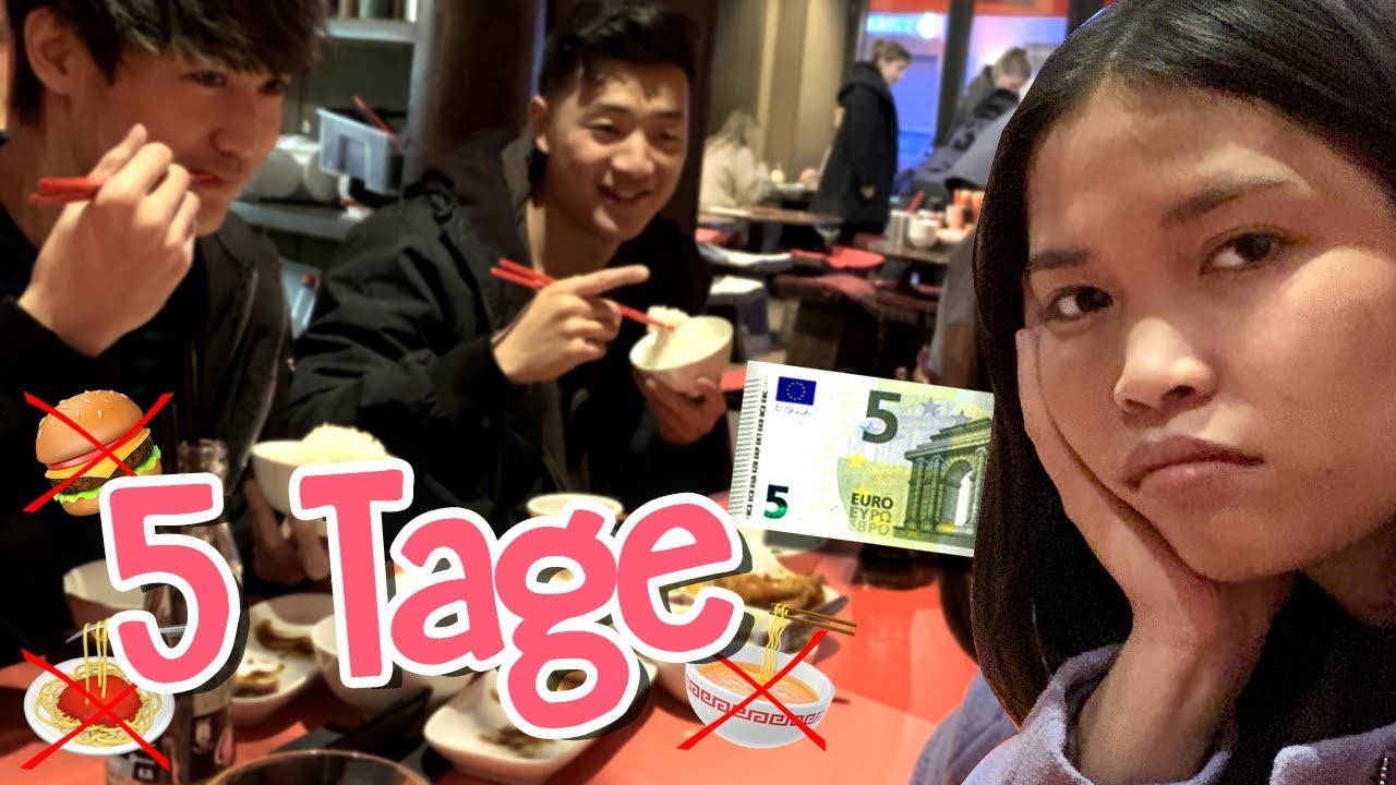 5 Tage mit 5&euro; &uuml;berleben... geht das? (1&euro; pro Tag Challenge)