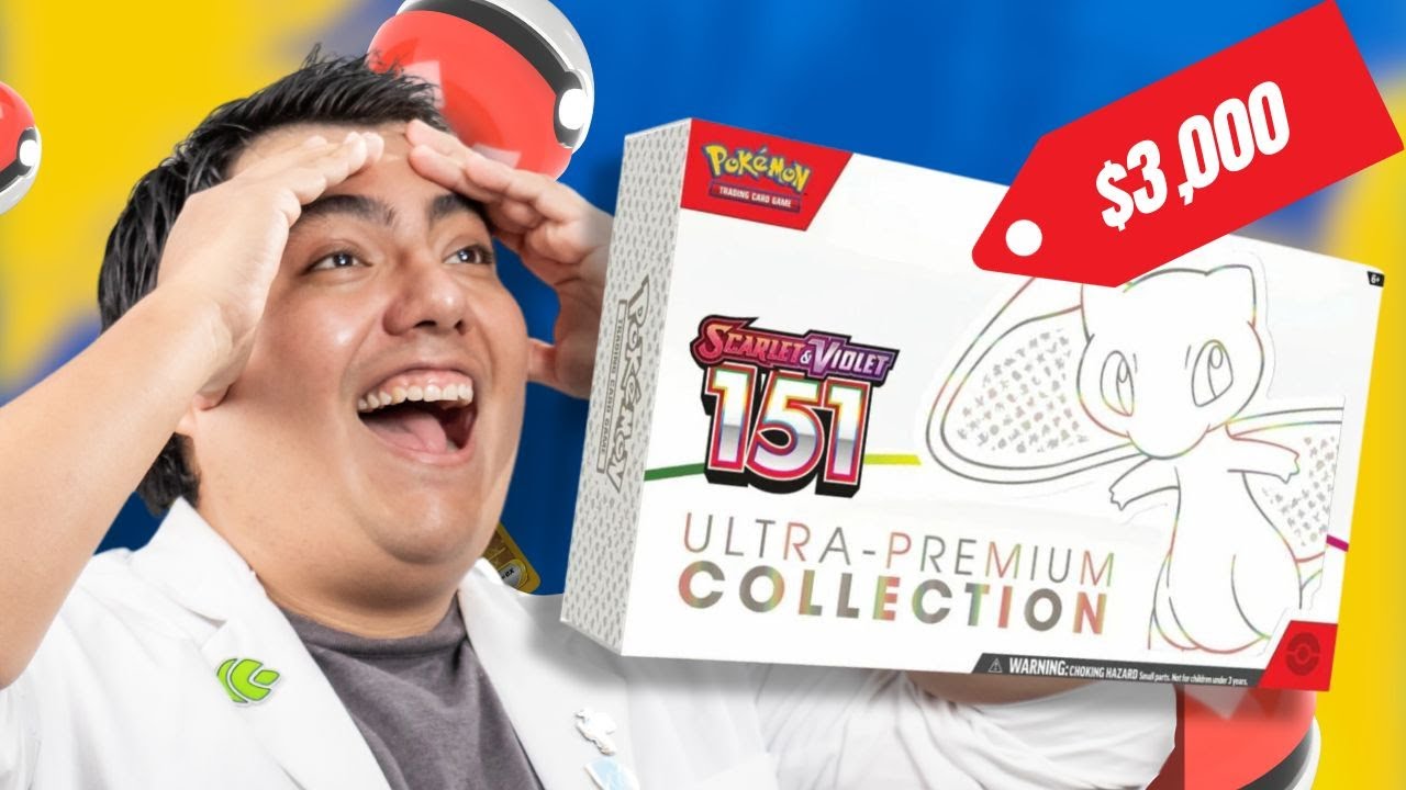 EL MEJOR!! producto de POKEMON 151,  ULTRA PREMIUM COLLECTION (UPC) + El regreso DEL PROFE CARLOS