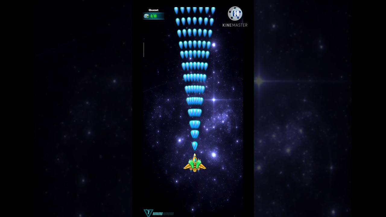 محاولة اجتياز المرحلة ٧٦ في لعبة هجوم المجرات  atack pass the 76 stage in the galaxy game but