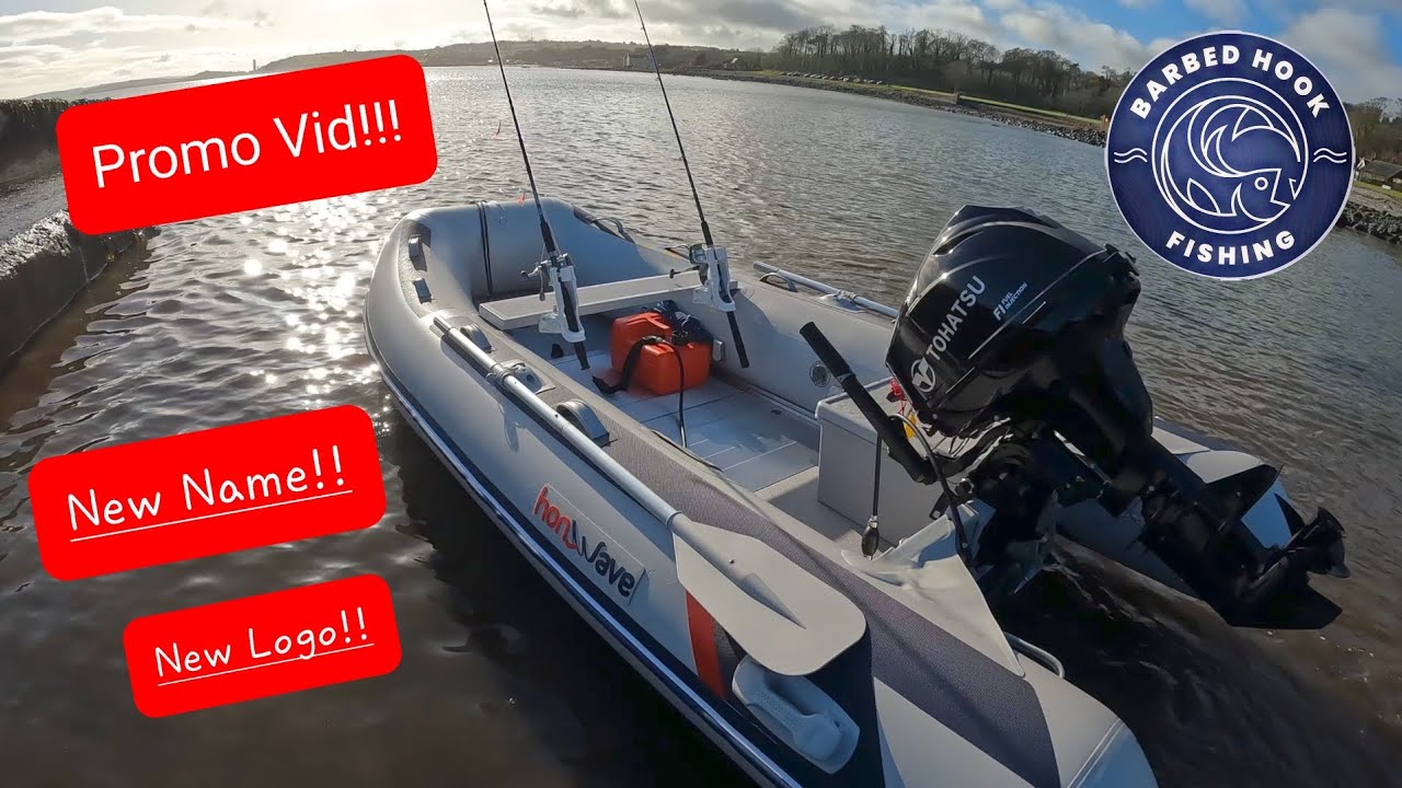 New Logo!! New Channel Name!! Honwave T35 Inflatable Boat Promo!! #youtuber #fishing #movie