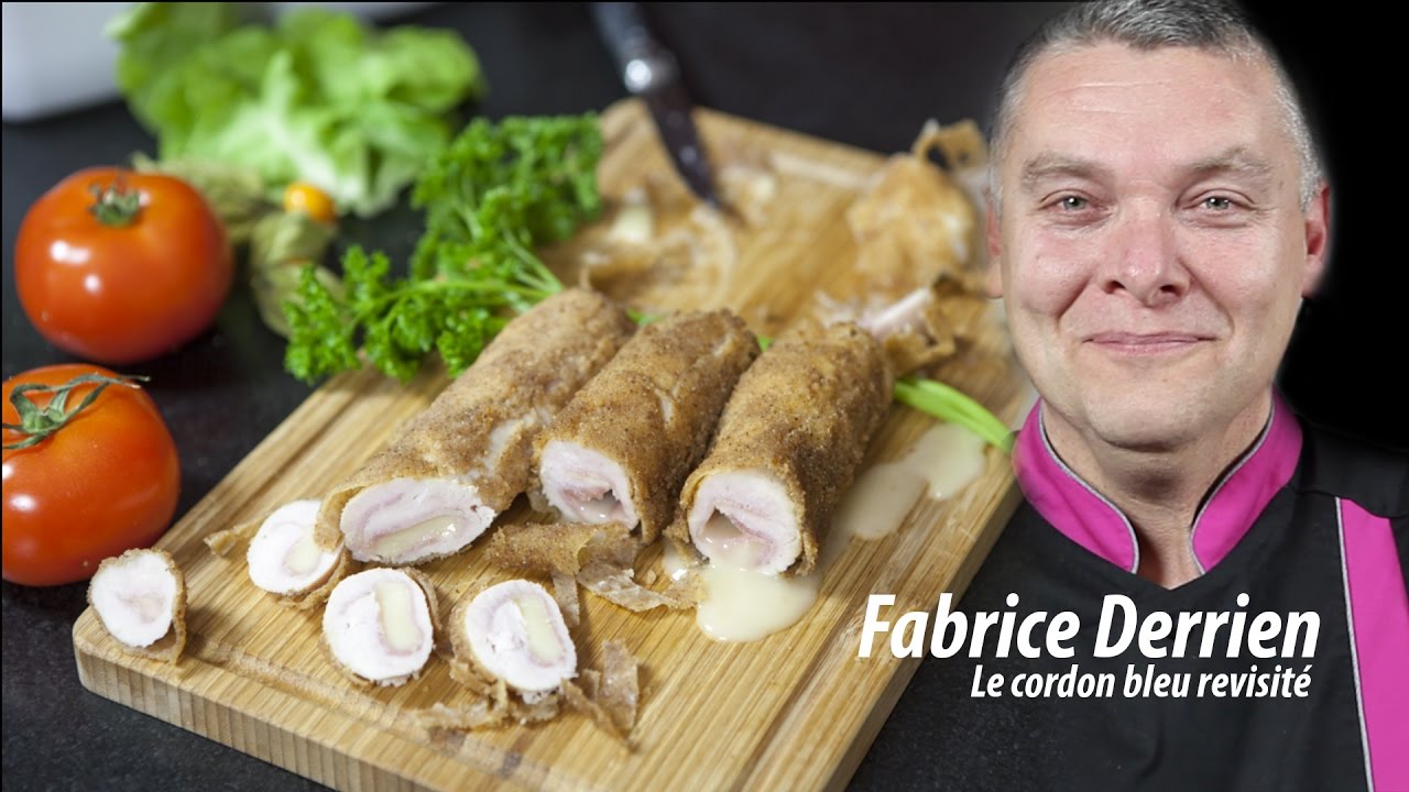Recette du cordon bleu revisité par Fabrice Derrien à Plouigneau