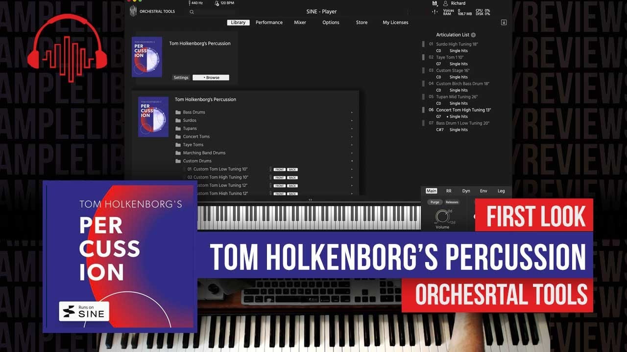 First Look: Tom Holkenborg's Percussion by Orchestral Tools