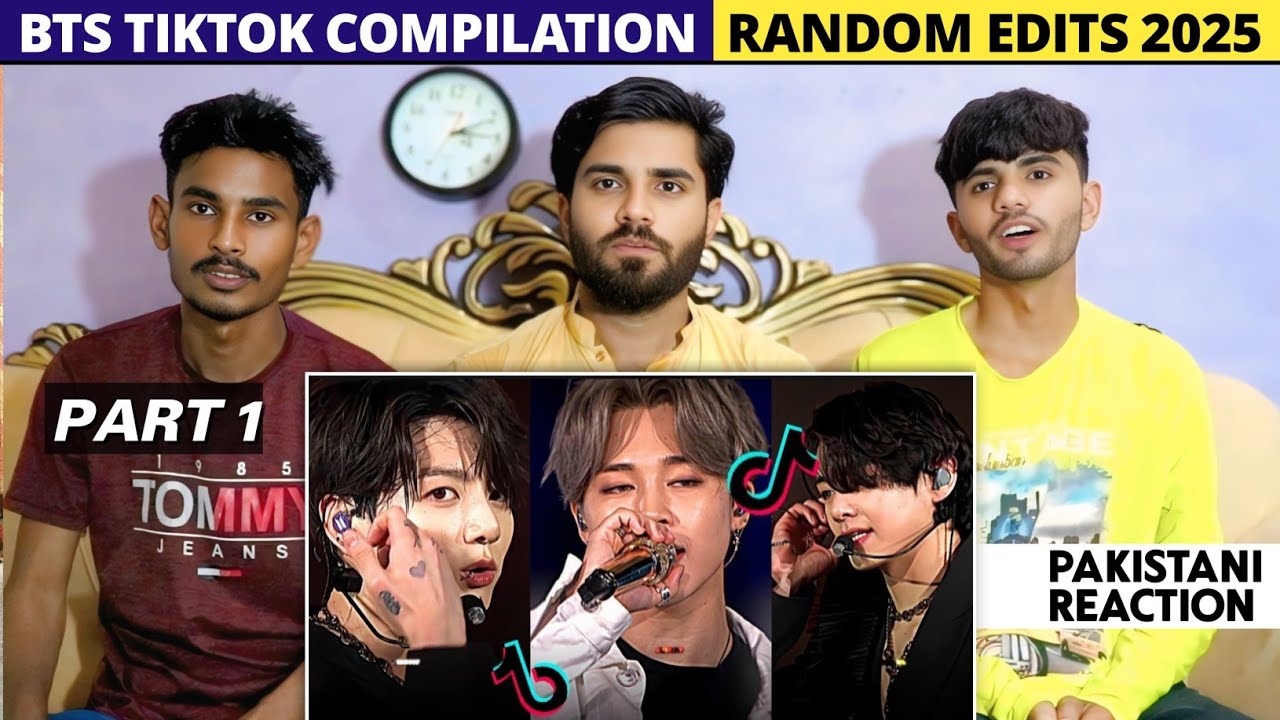 Bts TikTok Compilation - Random Edits 2025 - Pakistani Reaction - Shan Rajpoot