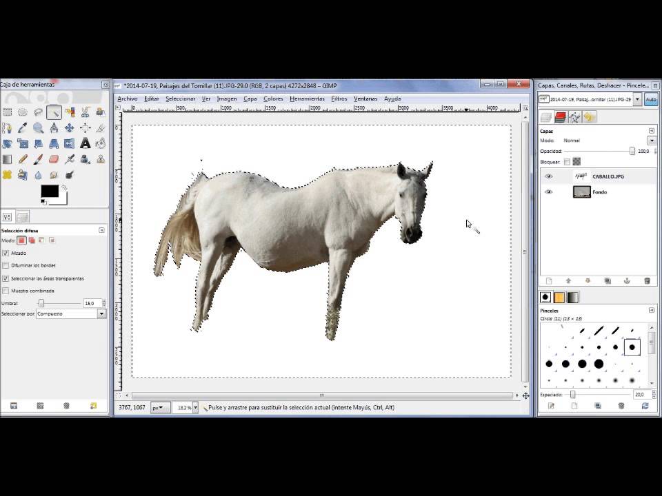 Gimp básico Fotomontaje con capas