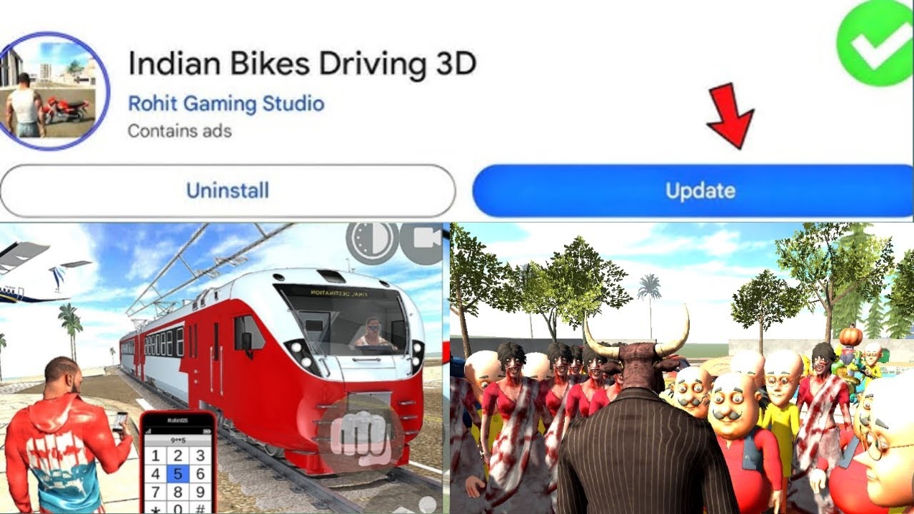 Live - Indian bike driving 3D new update and new cheat code