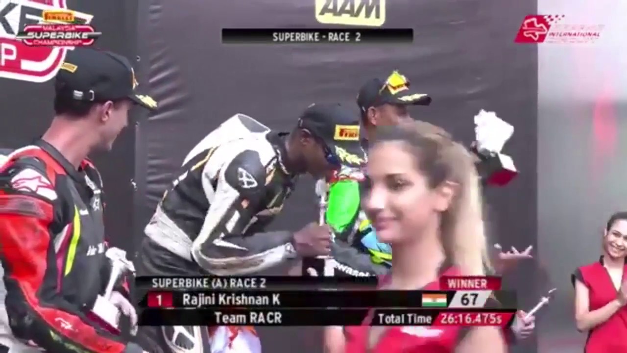 Pirelli Malaysia Superbike Championship Round 4 - Rajini Krishnan Individual Highlights Of Race 2