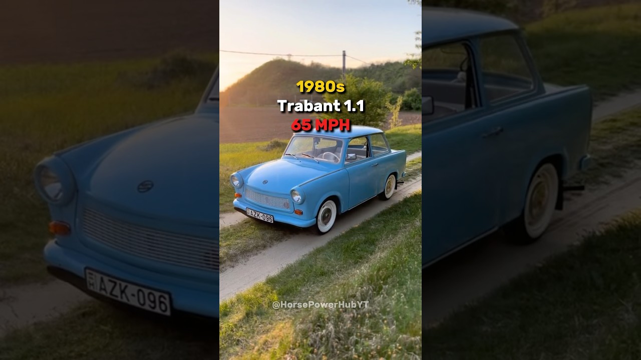 SLOWEST Car from Every Decade