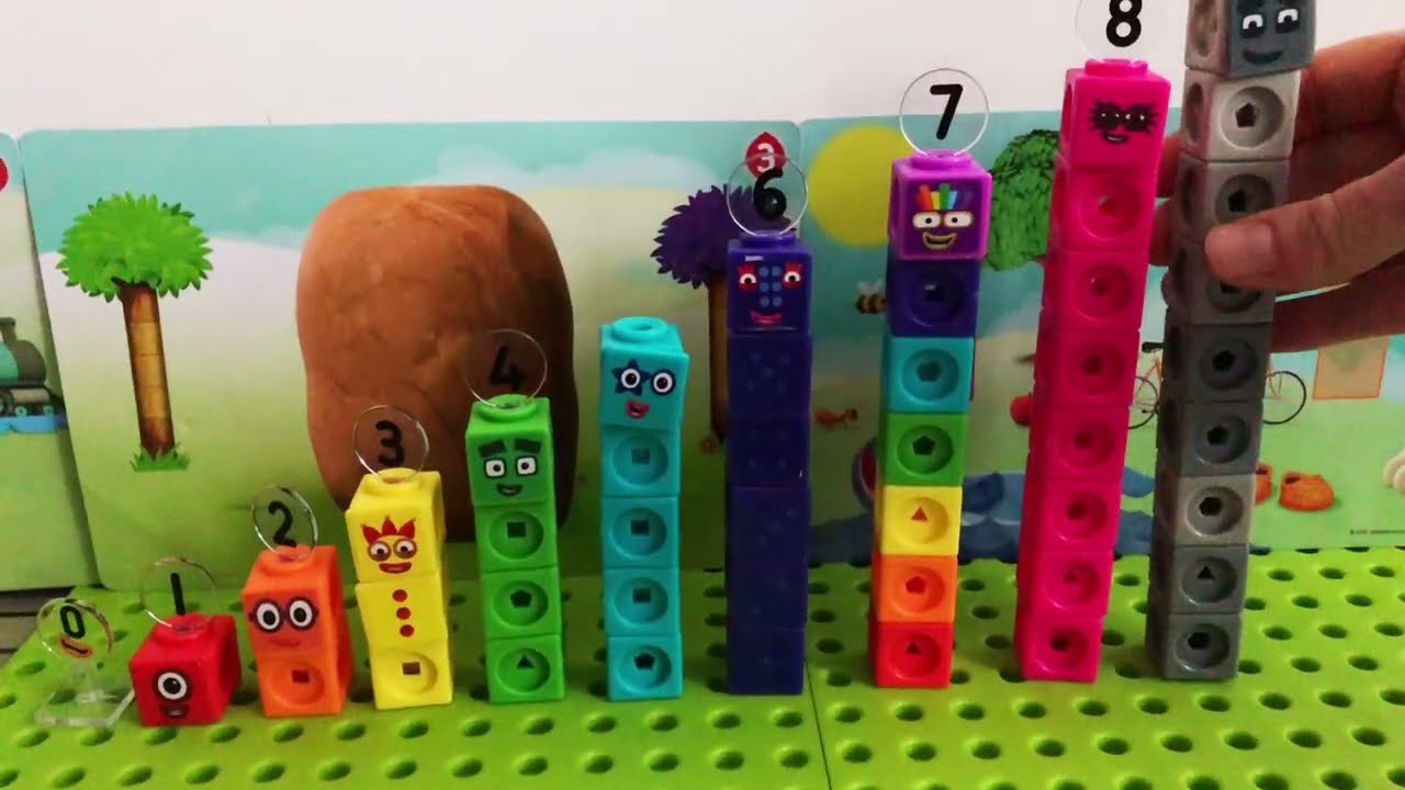 Zählen mit Numberblocks von 1 bis 10 | Mathe für Kinder | kleiner/größer mit BLOCKZILLA deutsch