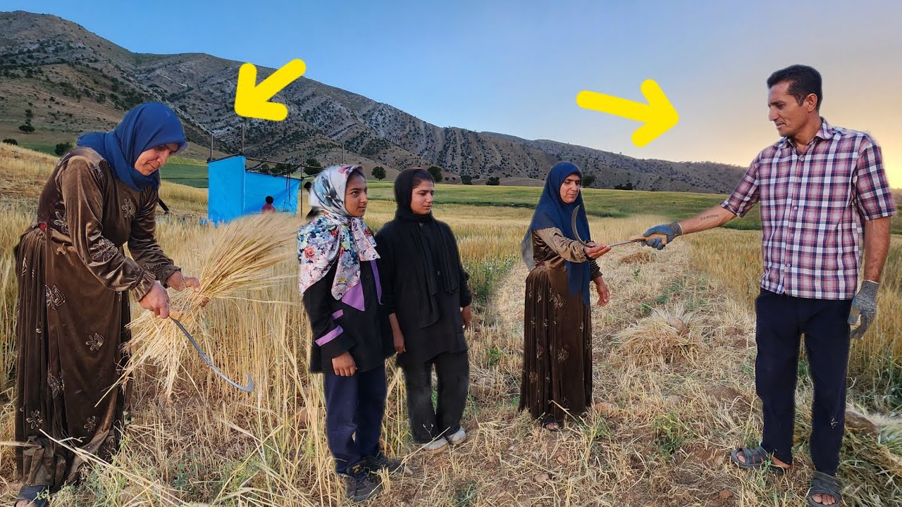 Kind Farmer | Mother and daughter on the farm trying to pay for building a mountain house