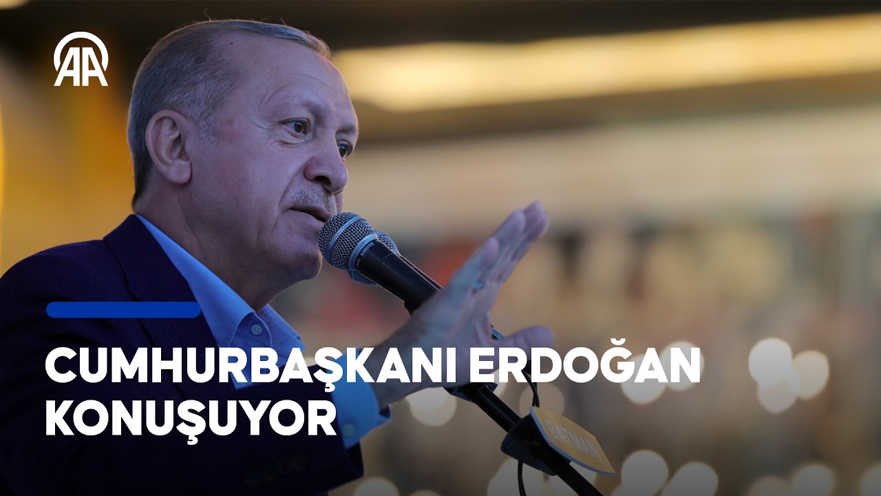 Cumhurbaşkanı Erdoğan konuşuyor
