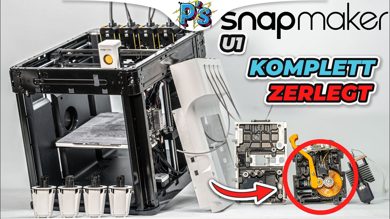 Das Innenleben vom SNAPMAKER U1 - Drucker komplett zerlegt!