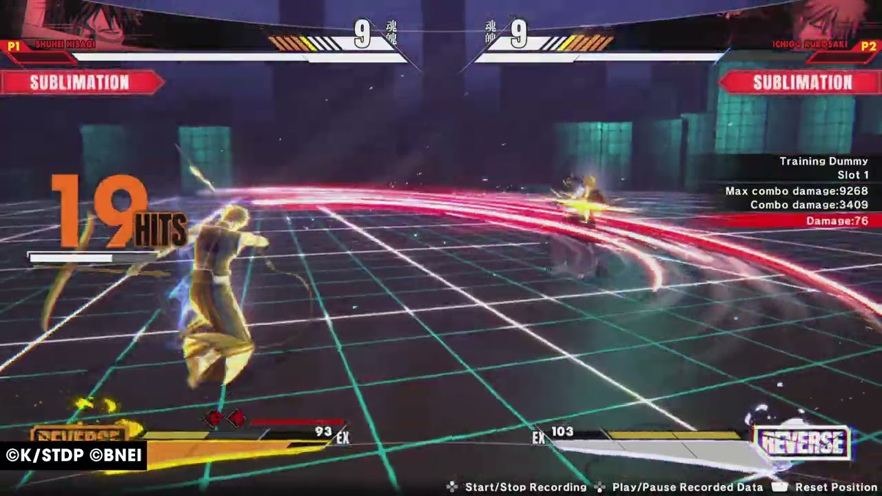 BLEACH Rebirth of Souls - Shuhei Hisagi Combo #2