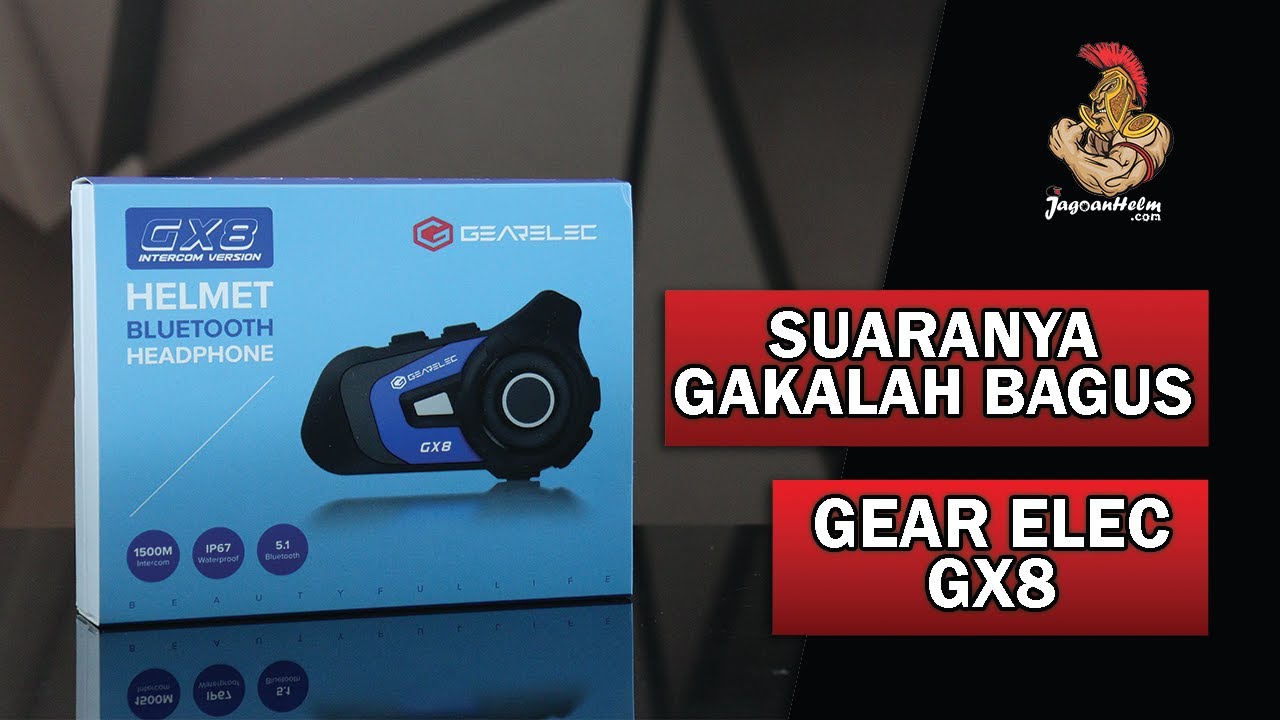 UNBOXING : INTERCOM GEAR ELEC GX8 | SUARANYA GA KALAH BAGUS!!!