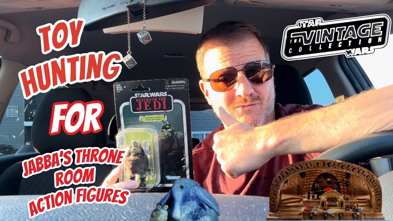 Toy Hunting for Star Wars Vintage Collection Jabba's Palace/Throne Room Action Figures!