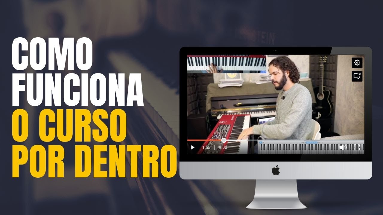 Curso de piano online funciona?