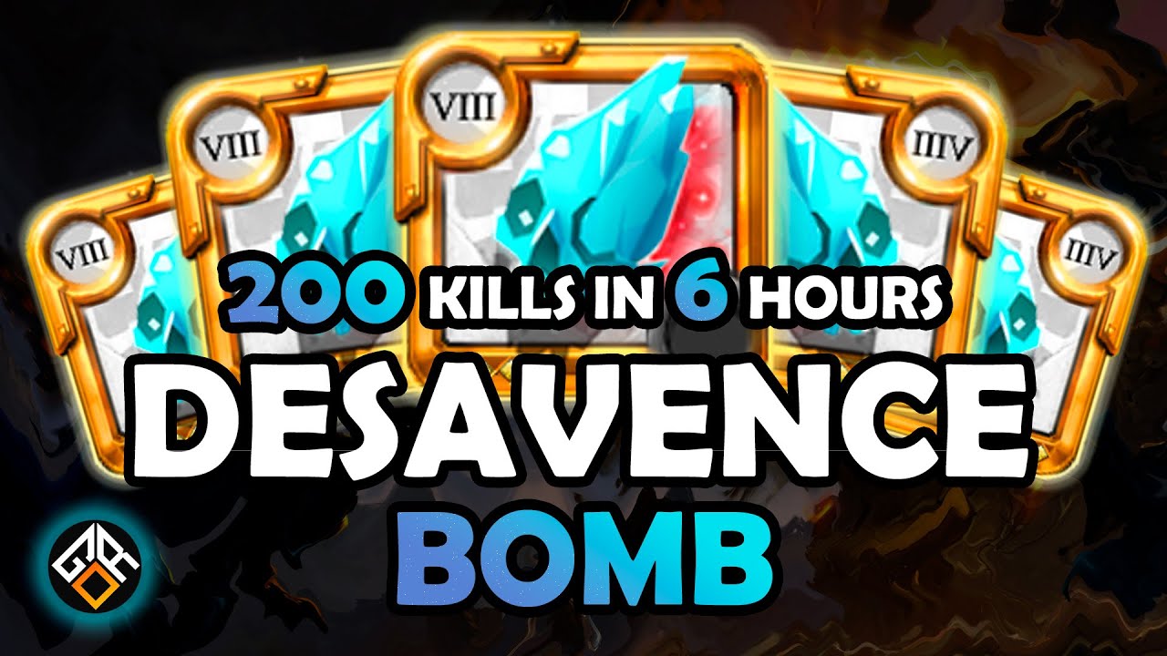 200 KILLS IN 6 HOURS: DESAVENCE PRISMA BOMB | Gordinh - ALBION ONLINE