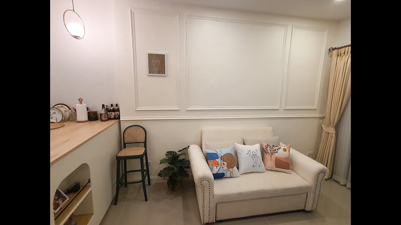 ผนังคิ้วบัวในงบ1,500(วิธีแบบบ้านๆ)