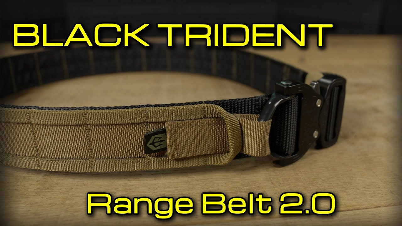 BLACK TRIDENT Range Belt 2.0 - Range Belt made in Austria!