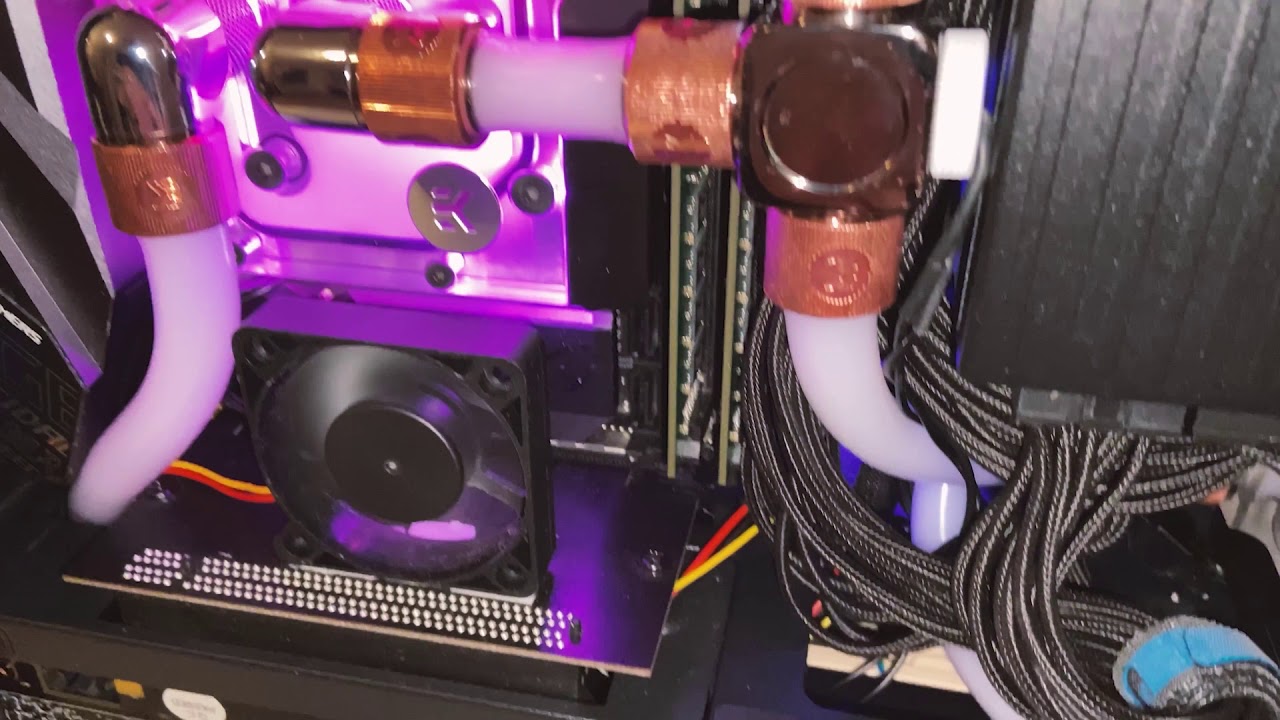 Мини пк на водяном охлаждении. Node 202 water cooling