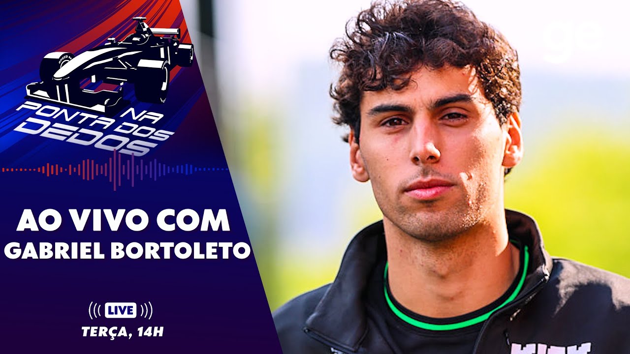 GABRIEL BORTOLETO: ENTREVISTA AO VIVO! NA PONTA DOS DEDOS | #live | ge.globo