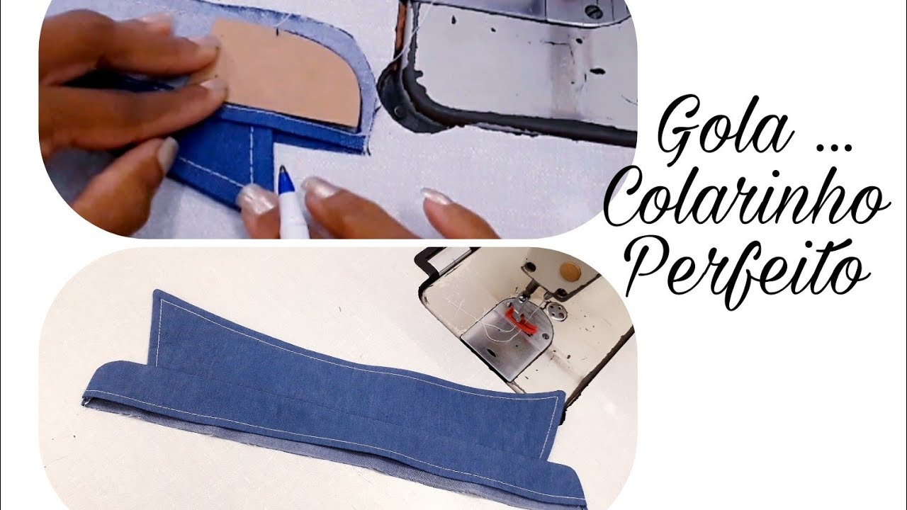 Como fazer gola e colarinho para camisa social Técnica simples com acabamento profissional